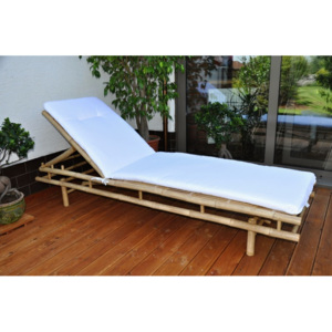 AxinTrading Bambusové ležadlo Polo s poduškou