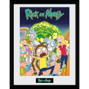 Rámovaný Obraz - Rick & Morty - Compilation