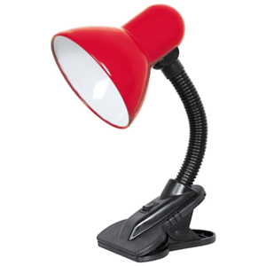 TOP LIGHT Top Light - Lampa s klipom 1xE27/60W/230V červená TP0800 + záruka 5 rokov zadarmo