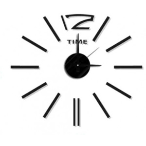 Nalepovacie nástenné hodiny, MPM 3510/Time bk, 50cm