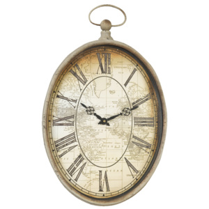 Nástenné hodiny Clayre & EEF, 5KL0003, 51cm