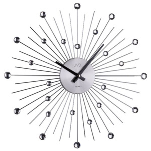Dizajnové nástenné hodiny JVD HT071.1 antracit, 49cm