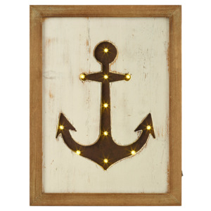 Svietiaci LED obraz Artesania Esteban Ferrer Anchor