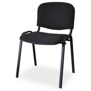 Čalúnená stolička ISO čierna / čierna