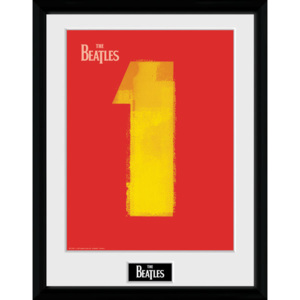 Rámovaný Obraz - The Beatles - No1 Red