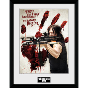 Rámovaný Obraz - The Walking Dead - Daryl Bloody Hand