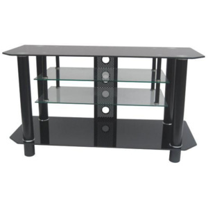 MÖBELIX MÖBELIX Tv Stolík Carla čierna 105/58/45 cm čierna 105/58/45 cm