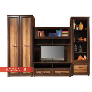 Intermeble, Obývacia stena HAVANA B s LED osvetlením