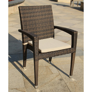 Exterio Cuba komfort stolička hnedá