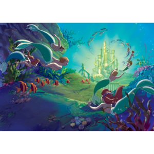 Fototapeta, Tapeta Disney Malá morská víla Ariel, (368 x 254 cm)