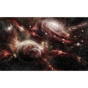 Fototapeta, Tapeta Vesmír, planéty, (368 x 254 cm)