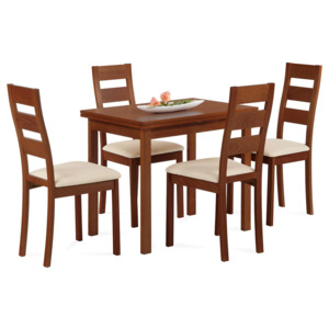 Jedálenský stôl + 4 stoličky BT-4723 TR3 + BC-2603 TR3