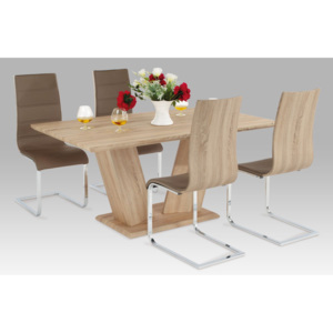 Jedálenský stôl + 4 stoličky GDT-825 SON + WE-5022 COF