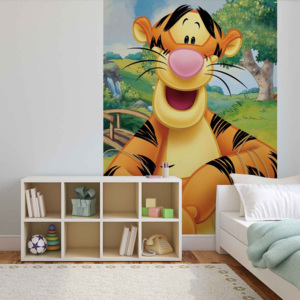 Fototapeta, Tapeta Disney Winnie Pooh Tigger, (184 x 254 cm)