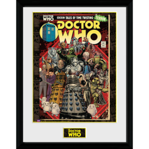 Rámovaný Obraz - Doctor Who - Villains Comic