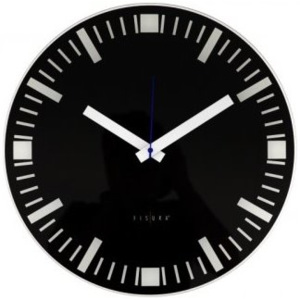 Nástenné hodiny Basilea čierne 40cm