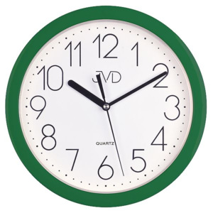 Nástenné hodiny quartz zelené Time 2.13 25cm