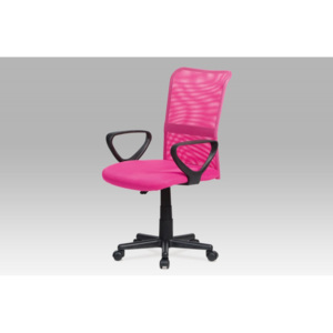 KA-N844 PINK - Kancelárska stolička, mesh ružová, výškovo nastaviteľná