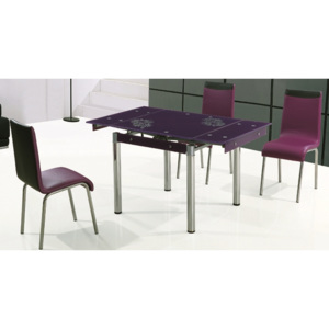 GD082 jedálenský stôl rozkladací, fialový »