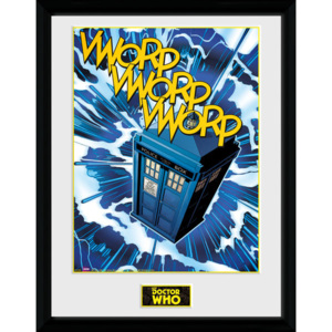 Rámovaný Obraz - Doctor Who - Tardis Comic