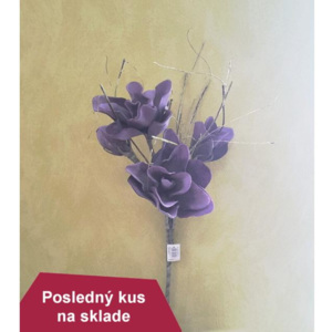 Stardeco, Umelý kvet - fialové 100 cm