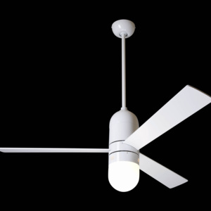 MODERN FAN EU | Cirrus, stropný ventilátor, lesklá biela / biela
