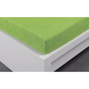 XPOSE ® Dětské prostěradlo froté - letní zelená 60x120 cm