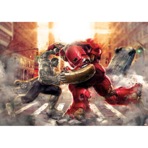 Fototapeta, Tapeta Marvel Avengers Boj proti spojencom, (416 x 254 cm)