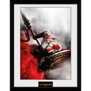 Rámovaný Obraz - God of War - Kratos Sparta Wing