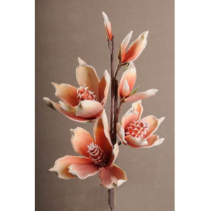 Paramit, Dekoračný penový kvet, biely oranžový, 80 cm