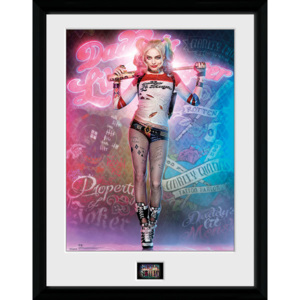 Rámovaný Obraz - Jednotka samovrahov - Suicide Squad - Harley Quinn Stand