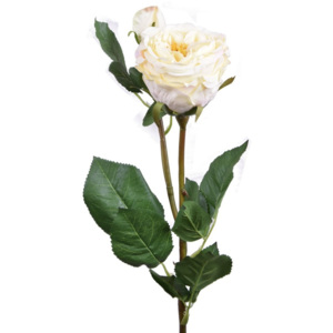 Umelá kvetina svetloružová ruža Ego dekor