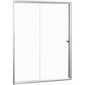 Sprchové dvere Anima T-Pro posuvné 90 cm, sklo číre, chróm profil TPDNEW90CRT
