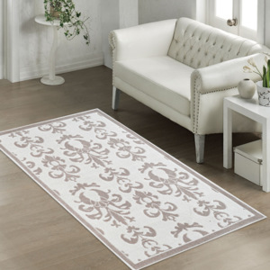 Béžový odolný koberec Vitaus Grace, 100 x 150 cm