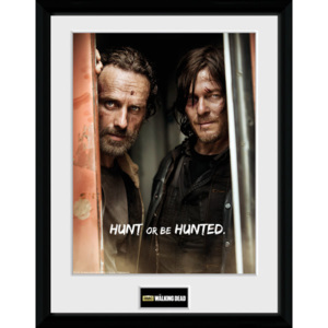 Rámovaný Obraz - The Walking Dead - Rick and Daryl