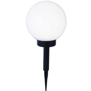 Záhradné solárne LED svetlo Best Season Globe Stick, priemer 20 cm