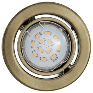 LED podhľadové svietidlo IGOA 1xGU10/5W/230V bronz GE06977 + záruka 5 rokov zadarmo