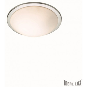 Prisadené nástenné a stropné svietidlo Ideal lux RING 045719 - biela / chróm