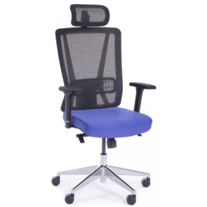 Kancelárska stolička Boss modrá