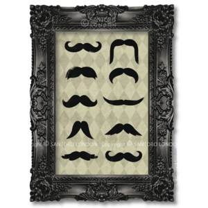 Santoro papierový rámik na fotky Moustaches
