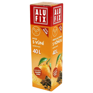 Alufix Vrecia na odpad s vôňou mandarínky, 40 l