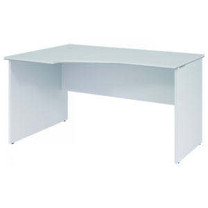 Ergonomický stôl Office White, ľavý 138 x 95 cm