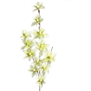 Umelá kvetina so zelenými kvetmi Ixia Ntombi, výška 137 cm