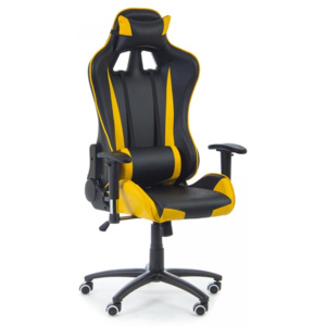Kancelárska stolička Racer žltá