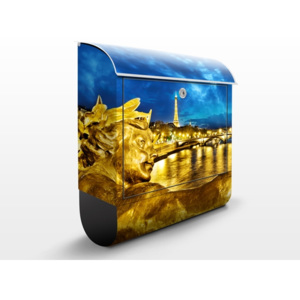 Poštová schránka s potlačou Zlatá Paríž