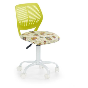 Detská otočná stolička BALI zelená Halmar