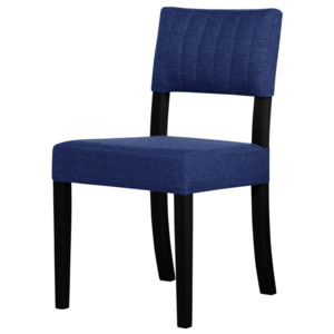 Modrá stolička s čiernymi nohami Ted Lapidus Maison Néroli
