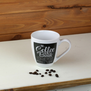 Porcelánový hrnček na kávu Coffee Break 11 cm