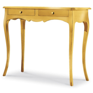 Drevený konzolový stolík v zlatej farbe Castagnetti
