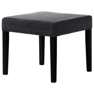 Čierna stolička s čiernymi nohami Ted Lapidus Maison Pétale
